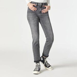 Mavi Kathleen Slim Boyfriend Jeans Mid Gray Size 28 Inseam 30
